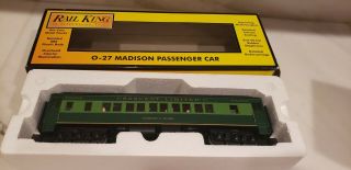 Mth Rail King 0 - 27 Southern Crescent Madison Passenger Car 30 - 6240 - 2 Robert E Ho