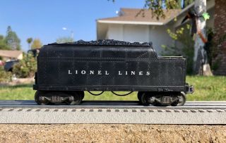 Postwar Lionel 2466wx Whistling Tender - Silver Letters Whistles Well