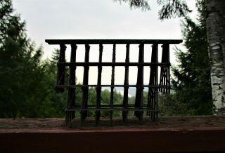 Ho Or Hon3: Built Tall Trestle,  Weathered,  Has All N/b/w 