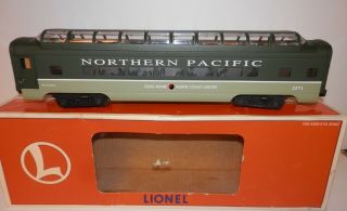 Lionel O Gauge Lighted Northern Pacific Vista Dome Coach 6 - 19170 -