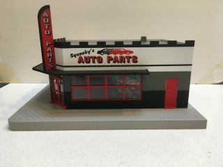 Rail King By Mth 30 - 90448 Auto Parts Single Story Corner Store