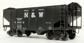 Imp 2 - Bay Peaked End Hopper - Norfolk & Western 95066 - O Scale,  2 - Rail Brass