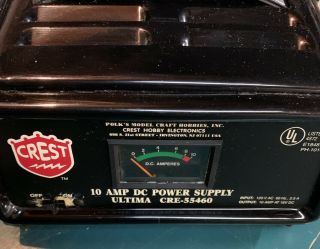 Crest Cre - 55460 10 Amp Dc Power Supply For Dc And Large Scale Trains