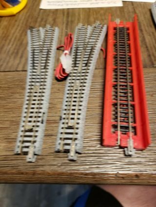Kato N Scale Track,  2 6 Switches 1left And 1 Right And 1 Bridge,  9 S248