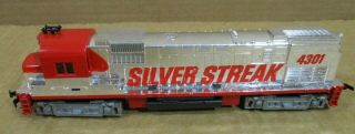 Tyco C - 430 “silver Streak” 4301 Locomotive Engine Train Ho Scale Made Hong Kong