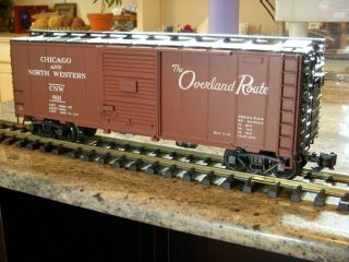 Aristo - Craft Trains G - Scale Chicago And North Western Cnw 691 Box Car