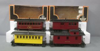 Kalamazoo G Scale V&t And Mountain Central Passenger Cars & Caboose [4]
