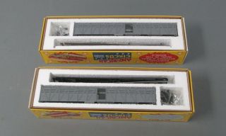 Walthers 932 - 4550 Ho Scale Undecorated Circus Stock Car Kits (2) Ln/box