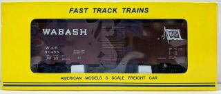 American Models 1146 S Scale Wabash 91488 Boxcar Ln/box