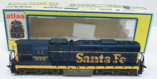 Atlas 7001 Ho Scale Santa Fe Sd24 Diesel Locomotive Ex/box