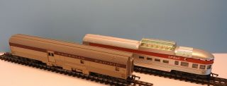 Triang Ho/oor.  442cp Cpr Baggage Car & R.  4413 Cp Rail Dome Observation