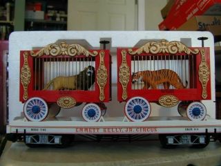 Bachmann 98372 - Emmett Kelley Jr Circus Car W Lion And Tiger Cages