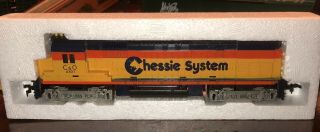 Tyco Chessie System C & O,  No 4301,  Alco W/railings.  Looks.  Ho
