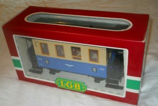 Lgb 3015 G Scale 2nd Class Passenger Coach Ex