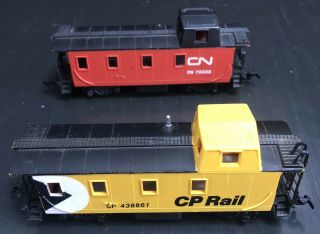 Ho Scale Train Cars (hobby,  Bachmann,  Caboose,  Cp,  Cn,  Model) Canadian