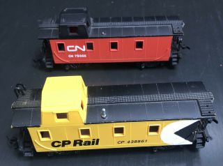 HO Scale Train Cars (Hobby,  Bachmann,  Caboose,  CP,  CN,  Model) Canadian 2