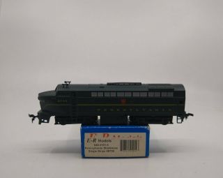 E - R Model Importers 040 - 4101 - 4 Ho Pennsylvania Sharknose Locomotive 9730 Ln/box