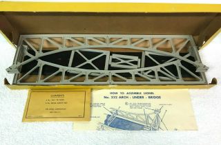 Lionel No.  332 Arch - Under Trestle Bridge Kit Ln Ob