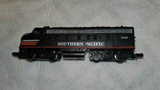 N Scale Life - Like 7748 Sp Black Widow F7 Diesel Locomotive Road 6160