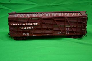 Atlas Colorado Midland O Scale 2 Rail Stock Car 7852