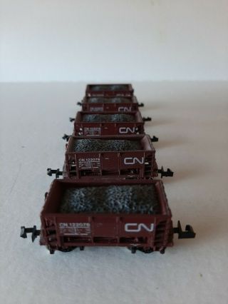 Atlas N 5 - Pack Canadian National CN 70 - Ton Ore w/Loads 2
