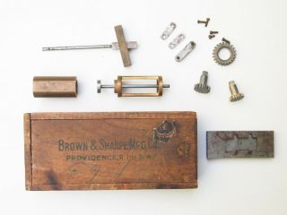 Steam Engine Project In Brown & Sharpe Wood Box