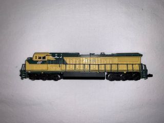 N Scale Bachmann Spectrum Chicago & Nw Ge Dash 8 - 40cw Diesel Locomotive