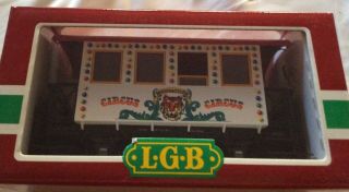 Lgb Circus Sensation Passenger Train Car 3036 G Scale Mib