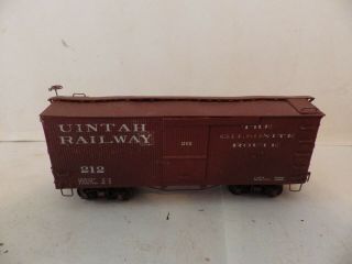 Ho Early Rail Uintah Boxcar,  Scratch Built