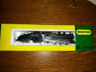 Minitrix - N Scale 2916 Atsf 0 - 6 - 0 Steam Locomotive