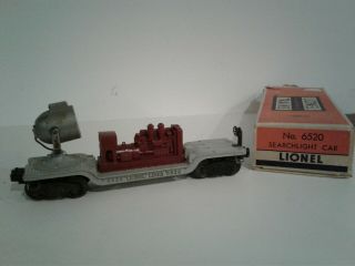 Lionel Train - Post War No.  6520 Searchlight Car