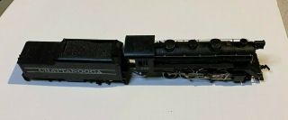 Tyco Chattanooga 638 Steam Train Engine Locomotive With Tender - Runs Well