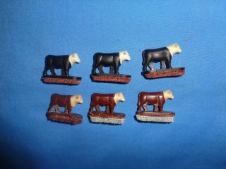6 Cows For American Flyer 771/k771 Operating Stockyard.