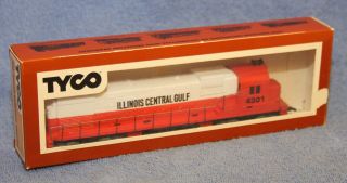 Tyco Ho Scale Illinois Central Gulf Alco 430 Diesel With Caboose