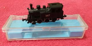 Atlas 2169 N Scale 0 - 6 - 0t Steam Saddle Tank Switcher 147,  In Orig Box