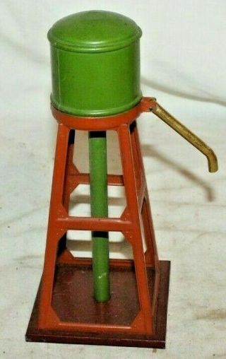 Beauty 1930s Pre - Wwii Bing Marklin American Flyer Toy Train Tin Water Tower O Ga
