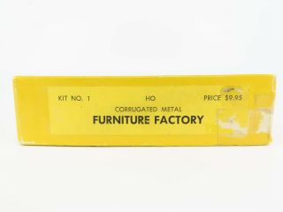 Ho 1/87 Scale Suydam Kit 1 Furniture Factory Corrugated Metal Building Kit