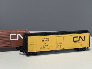 Micro Trains Line Z Canadian National Boxcar three pack CN (A8 - 359) 3