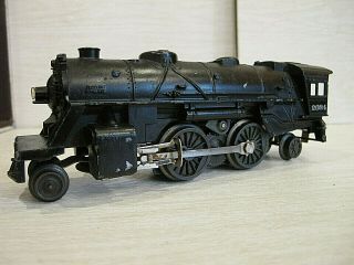 Lionel Post War O Gauge 2 - 4 - 2 Steam Locomotive 2034 runs well 2