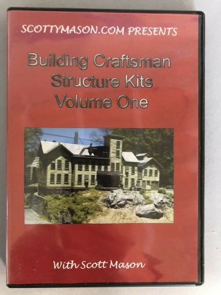 (2pc) Building Craftsman Structure Kits Vol.  1 & 2 Model Railroad Scott Mason