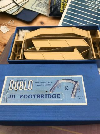 Footbridge D1 Da454 Hornby - Dublo Near Boxed With Instructions