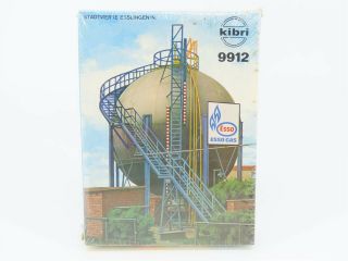 Ho 1/87 Scale Kibri B - 9912 Esso Gas Fuel Storage Tank Building Kit -