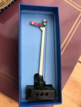 Electrically Operated Single Arm Signal Home Hornby - Dublo Ed1 Boxed