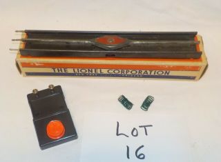 Lionel 6029 Remote Control Track Set For 027 Track W/ob,  Complete