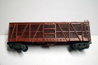 Scale Craft - Kit Built Cattle Car - O Scale,  2 - Rail
