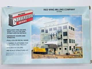 Ho Scale Walthers 933 - 3026 " Red Wing Milling Co " Complete,  Unbuilt Kit