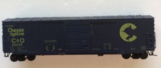 Train Ho Scale Life - Like Open Door Boxcar Chessie System C&o 24235