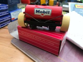 Mobil Tank Wagon D1 4672 Hornby - Dublo Oo 2/3 - Rail Boxed With Packing Rings