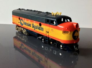 Tyco H0 Scale Chessie System F7a Locomotive 4015