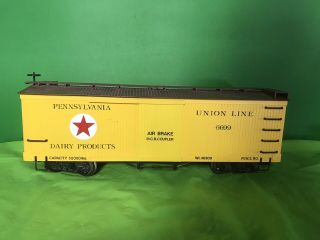 Bachman G - Scale Prr Pennsylvania Union Line Wood Box Car Dairy Products G - Gauge